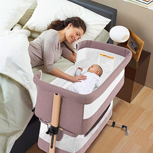 Nordmiex Cuna De Bebé, Cuna 3 En 1 Con Mosquitera, 1
