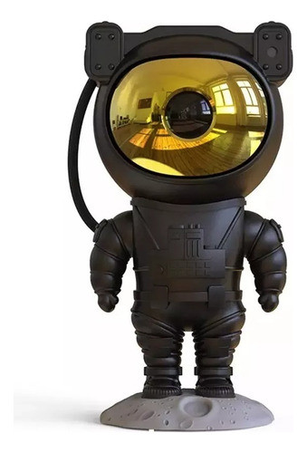 Astronauta Proyector Galaxia Estrellas Lámpara Luz. Negro 0