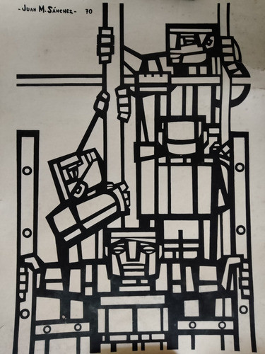 Juan Manuel Sanchez - Serigrafía 21/50 - 1970 0