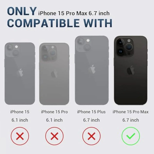 Nuleto Funda Para iPhone 15 Pro Max Con Soporte 1