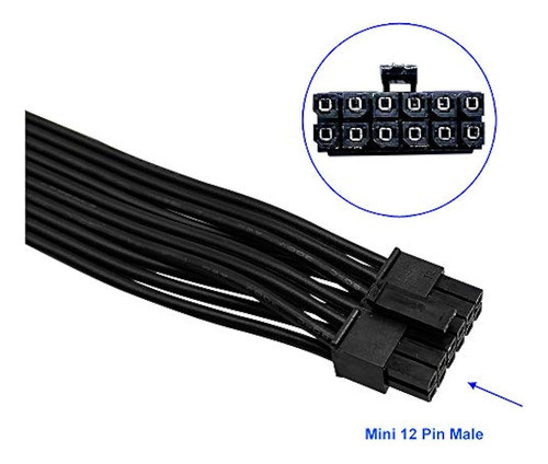 (paquete De 2) Comeap Reemplazo Para Dual Pcie 8 Pin Hembra 1