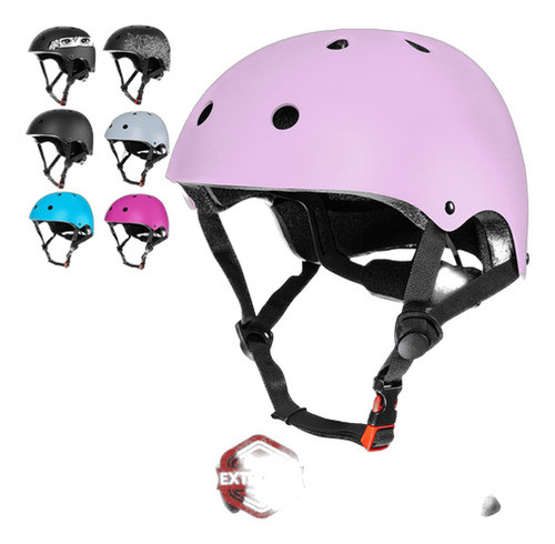Casco De Bicicleta Ajustable Para Adultos Y Niños Deportivo 0