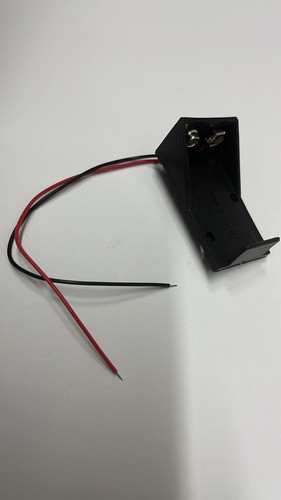 Portabatería 9v Con Cable 1