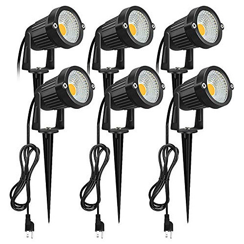 Romwish 5 W Cob Led Paisaje Focos Ac120 V Al Aire Libre Impe 0