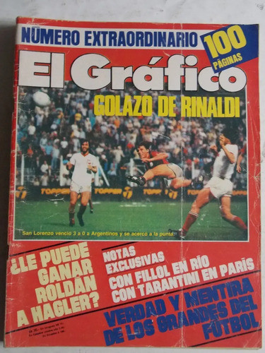 Antigua Revista El Gráfico N° 3346 ,cb 0