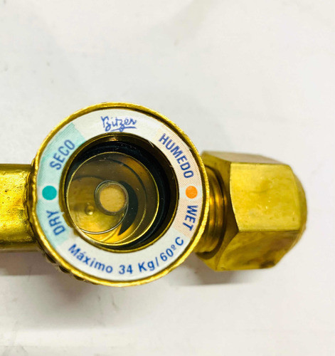 Visor De Liquido E Indicador De Humedad Bitzer 1/4 Con Rosca 1