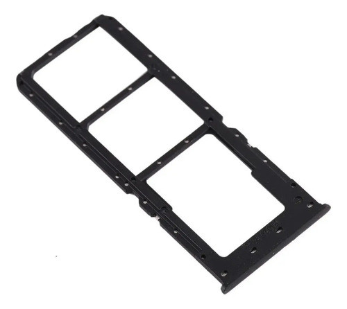 Bandeja Porta Sim Dual + Micro Sd Para A11 / A115 Negro 0
