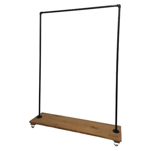 Perchero Industrial De Pie Vintage Rack 30x120x160 Cm 0