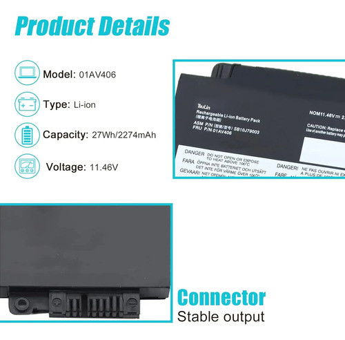 Batería Repuesto Para Lenovo Thinkpad Tsulin 1