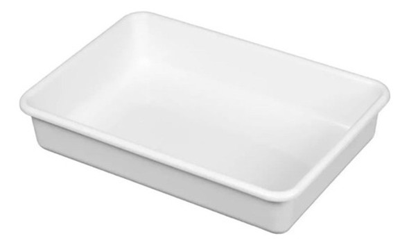 Batea De Plastico Rectangular Bandeja Carniceria 33x25x7 0