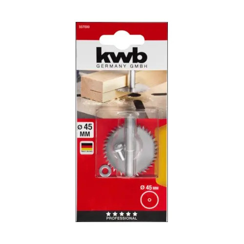 Broca De Sierra P/ Ranuras Profundas Y Estrechas De 45mm Kwb 0