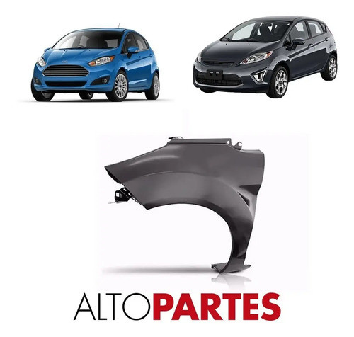 Guardabarro Ford Fiesta Kinetic 2010 A 2017 Izquierdo 1