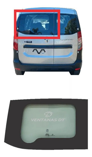 Vidrio Izquierdo Luneta Renault Kangoo 2018 Equip Utilitario 0