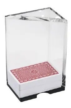 Descarte Naipes Soporte Acrílico Cartas Poker Alberico Magic 1