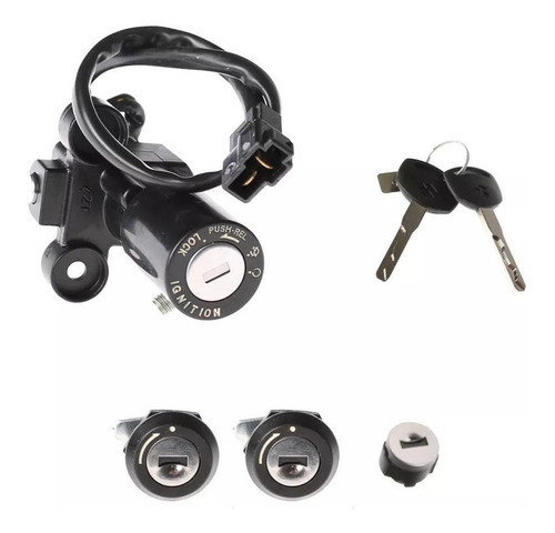 Kit Cerradura Compl. Rouser 220 Bajaj Original Antrax Motos 0