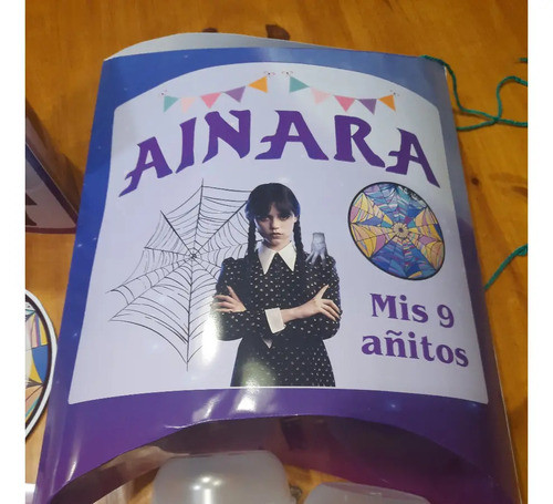 Piñata Personalizada Merlina Addams Wednesday 1