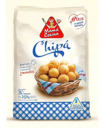 Pack X 12 Unid Premezcla  Chipa 250 Gr Mam.cocina Premezcla 0