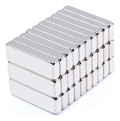 Min Ci 30pcs Super Strong Rare Earth Magnets Bar, Rectangula 0