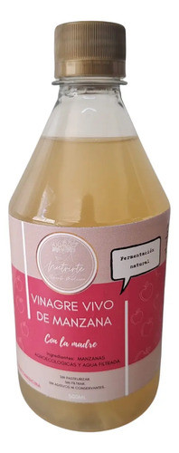 Vinagre Vivo De Manzana Nutrirte Organico 500ml 0