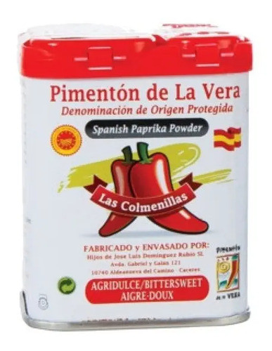 Pimenton Español De La Vera Colmenillas Agridulce 3 X 75gr ! 0