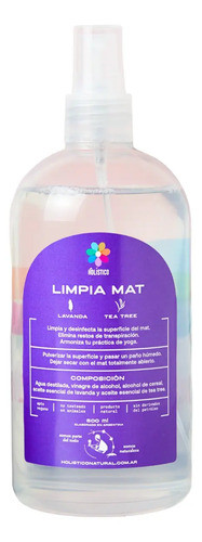 Limpia Mat De Yoga Desinfectante Con Tea Tree Lavanda 500 Ml 0