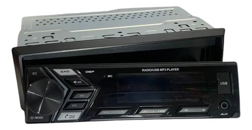 Stereo 1 Din Frente Desmontable Mp3 Bt Fm Usb Rca Multicolor 0