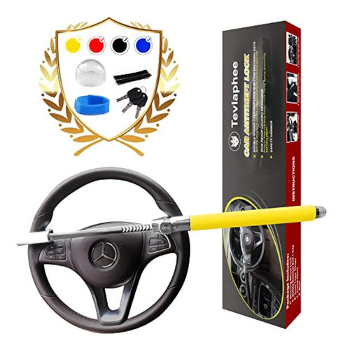 Tevlaphee Cerradura De Volante Antirrobo Para 0