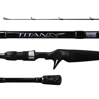 Para Reel Huevito Caña Titan X 8-17 Lbs 1.83 Mts 1 Tram Bait 1