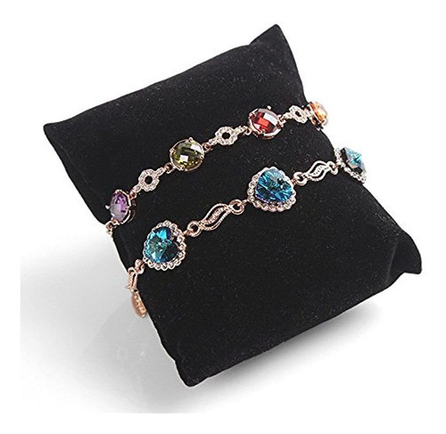 Jumuu 6pc Almohada De Terciopelo Reloj Pulsera Brazalete De 1