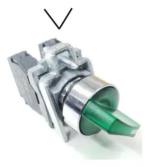 Botón Interruptor Selector Iluminado (led 220vac) Verde 0