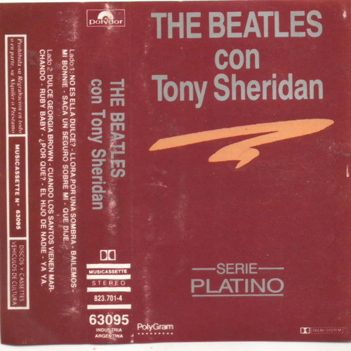 Cassette Original The Beatles C/ Tony Sheridan Y John Lennon 0