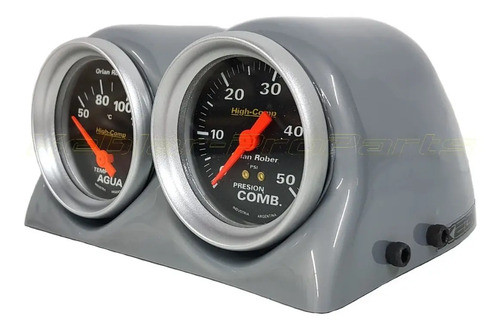Tablero 2 Bocas 66mm Porta Reloj Gris Keblar 0