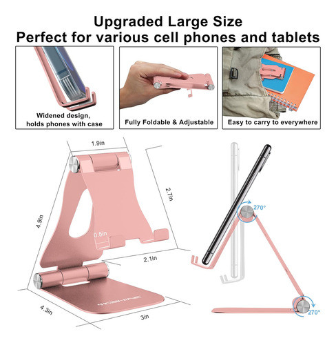 Yoshine Soporte Para Teléfono Celular Plegable Soporte Para 1
