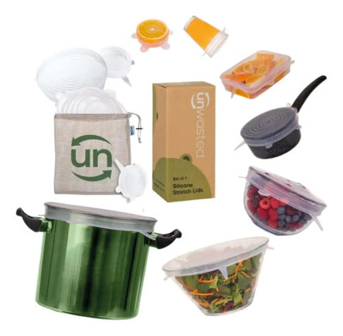 Unwasted Tapas De Silicona Reutilizables (paquete 0