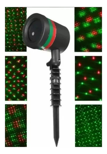 Laser Lluvia Estrellas Exterior Multipunto Estaca Jardin Pro 0