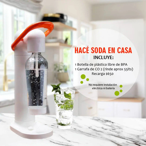 Soda En Casa, Maquina Gasificadora De Agua 1