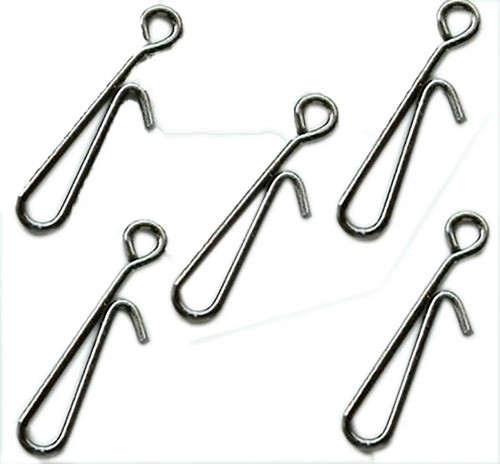 Mosqueton Baitclip Acero Inoxidable N° 6 X 100 Unidades 0