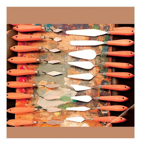 Espatula Metalica N*14 Profesional  Oleo Acrilico.artmate 1