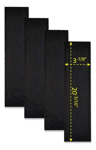 Corecarbon Paquete De 4 Filtros Diseñados Para Adaptarse A. 0