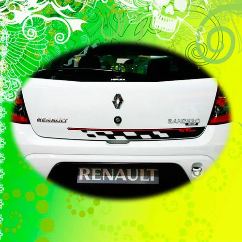 Calco Decoracion Sandero Gt Line De Porton 1