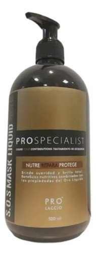 Máscara Capilar S.o.s Mask Liquid Gold X 500ml - Pro Laccio 0