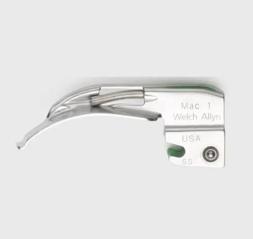 Rama Nro 1 Macintosh Curva Para Laringoscopio Welch Allyn 0