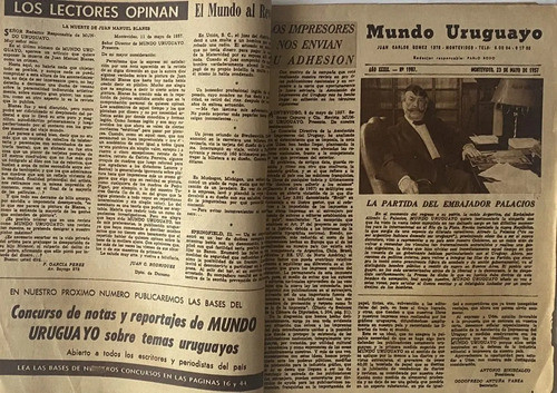 Mundo Uruguayo N° 1987 Sociedad Criolla Elías Regule1957 Mu4 1