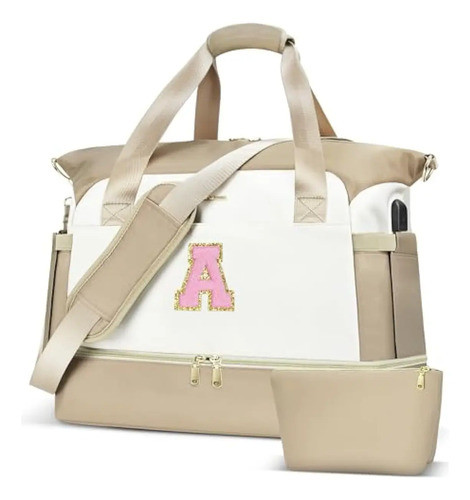 Bolsa De Viaje Con Iniciales Para Mujer, Bolsa De 0
