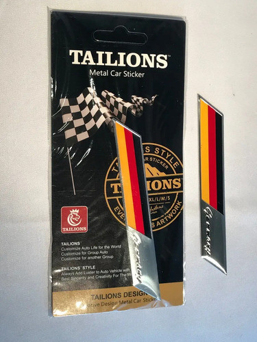 Emblema Insignia Autoadhesiva Aluminio Alemania .x Udad B306 1