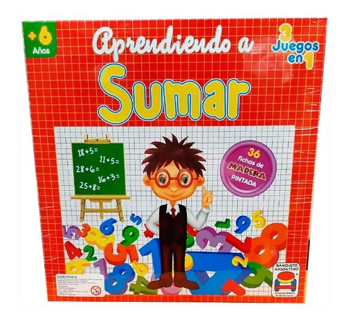 Juego Aprendiendo A Sumar - 3 En 1 - A124 - Vamos A Jugar 0