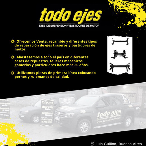Eje Trasero Volkswagen Voyage Original 1