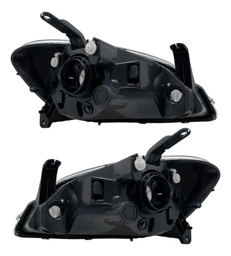 Kit 2 Optica Para Chevrolet Celta 2011-2015 Fondo Cromado 1