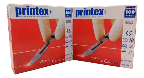 Hojas De Bisturí N°11 Marca Printex + Mango N°3 0