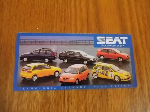 Folleto Publicidad Modelos Seat 1998 Argentina 0